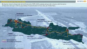 Peta SPKLU Sepanjang Tol Trans Jawa