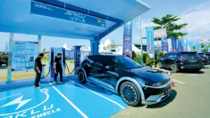 Keunggulan SPKLU bagi Pemudik